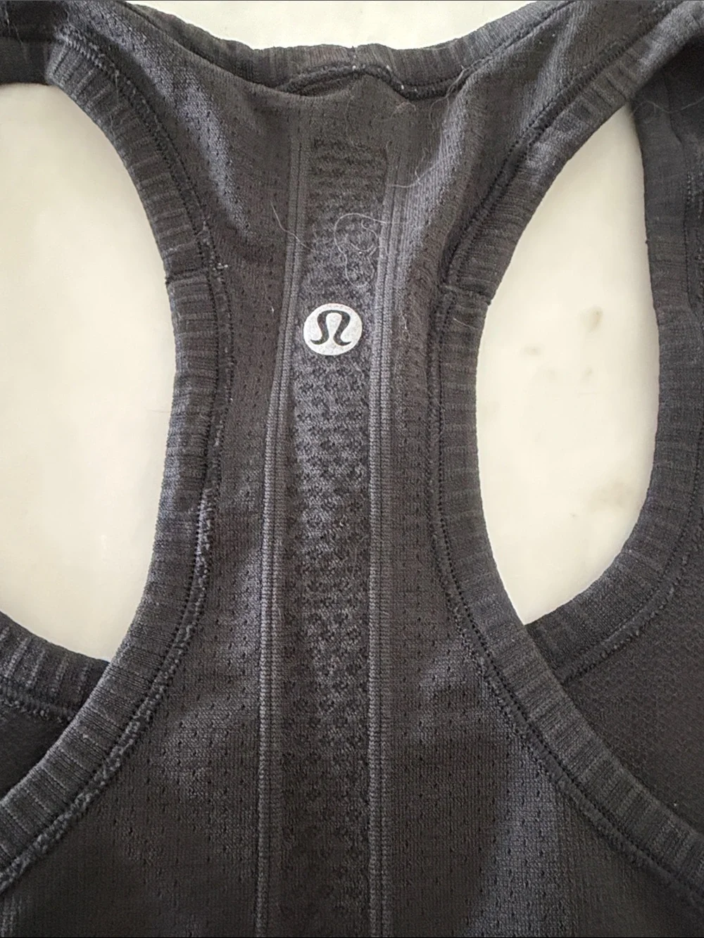 lululemon athletica Black Racerback Performance Tank Swiftly Tech hip length